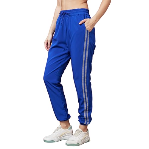 Image of Globus Women Black Solid High-Rise Casual Jogger-3640092001