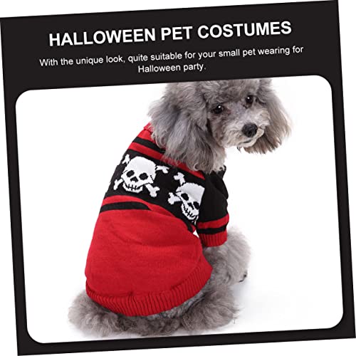 Disfraz Halloween para Perro KESYOO Diseño Calavera XL miniatura 3