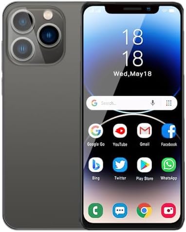 Unlocked Smartphone,6.11inch Cell Phone Android Phones Smart Phones Dual SIM Card，Dual Cameras 1GB RAM 16GB ROM， Only Supports Dual SIM Card Frequency Band of 3GWCDMA ：850/2100MHZ