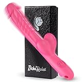 BDSMYEE Realistischer Dildo Vibrator für Frauen,Vibration mit 10 Vibrationsmodi,Vibratorensets für Frauen,Tragbar Massagestab Anal Vibrator Sexspielzeug für Frauen solo (Rosa)