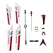 Parti del drone per Syma, S107G S107 Ricambi per elicotteri RC Lame principali, code, eliche, bilanciere, albero, accessori per quadricotteri di ricambio (Color : Red)