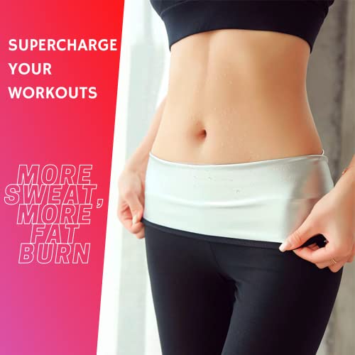 Nanohertz Sauna Sweat Shapewear High Waisted Leggings Pants Thigh Workout Suit Waist Trainer Body Shaper Sweatsuit Exercise Fitness Gym Yoga Women #TOP2