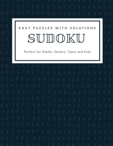 SUDOKU: Easy Puzzles with Solutions Perfect for Adults, Seniors, Teens and Kids image 2