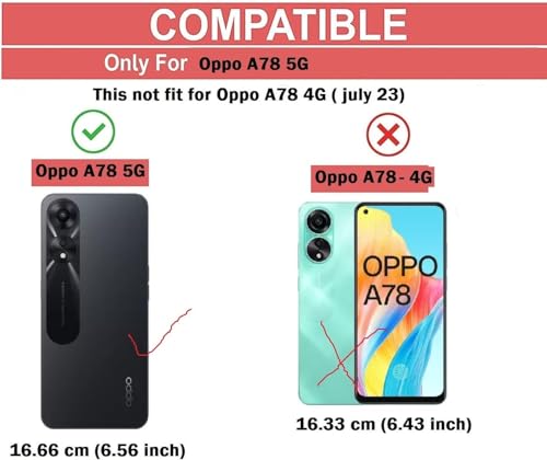 Image of Bintage Silicon Back Cover Compatible Model for Oppo CPH2495 / A78 5G (6.56) - Transparent