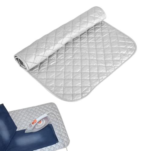 DOKRIN Table à repasser,Planche à repasser pliable, portable et résistante aux hautes températures, idéale pour les voyages, les hôtels et les dortoirs (48 x 85 cm).