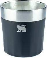 Stanley - Copo prismático isolado para cocktails, antiderrapante, para bebidas quentes ou frias, 201 ml, Foundry Black