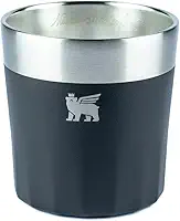 Stanley - Copo prismático isolado para cocktails, antiderrapante, para bebidas quentes ou frias, 201 ml, Foundry Black