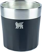 Stanley - Copo prismático isolado para cocktails, antiderrapante, para bebidas quentes ou frias, 201 ml, Foundry Black