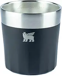 Stanley - Copo prismático isolado para cocktails, antiderrapante, para bebidas quentes ou frias, 201 ml, Foundry Black