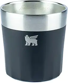 Stanley - Copo prismático isolado para cocktails, antiderrapante, para bebidas quentes ou frias, 201 ml, Foundry Black