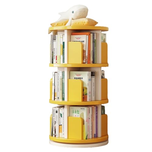 AZHANGYB EstanteríA Giratoria De 360 Grados, EstanteríA De Esquina EstanteríAs Industriales, Libreria Giratoria 360°Organizador Alto para Libros, Flores, ImáGenes