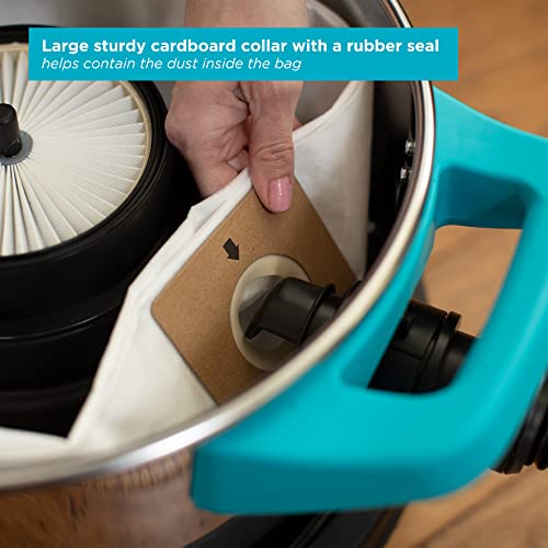 Simplicity Brio Dry Canister Vacuum And Vacuum Bag Set Bundle, Heavy Duty Vacuum Cleaner For Hardwood And Tile, Rugs And More With Extra Vacuum Bag Set #TOP7