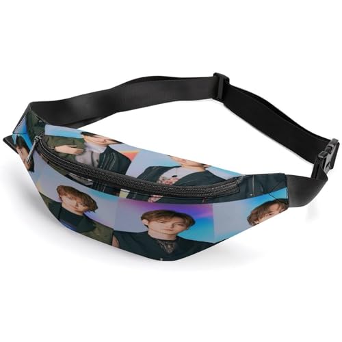 Hey! Say! JUMP ウエストポーチ 多機能 拡張 大容量 撥水加工 軽量 斜めがけ 通学・旅行・アウトドア用 ユニセックス 36*15cm