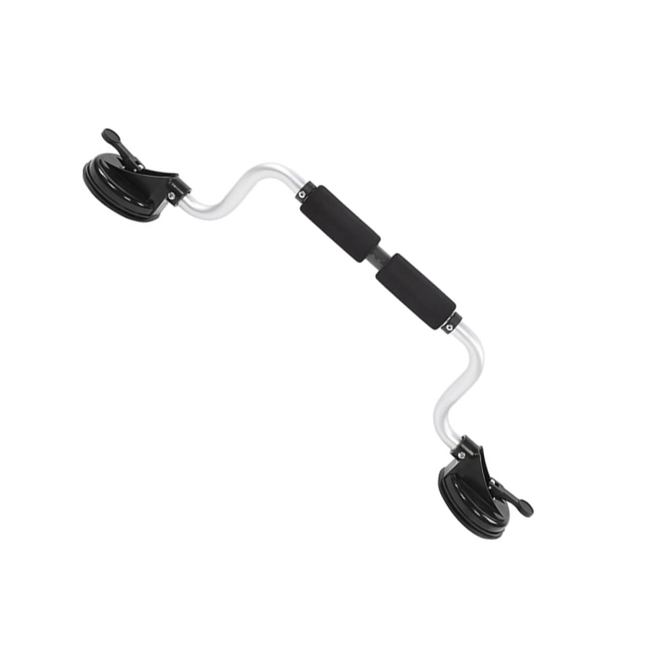 Mikikit Aluminum Alloy Boat Roller with Suction Cup Heavy Duty Load Assist for Kayak Canoe Surfboard Supports Compatible with Car Roofs and Windshields