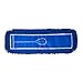 Tidy Tools Commercial Dust Mop Replacement Head - 24 x 5 in. Cotton Nylon Reusable Mop Head- Industrial Dust Mop Refill for Floor Cleaning & Janitorial Supplies, Blue