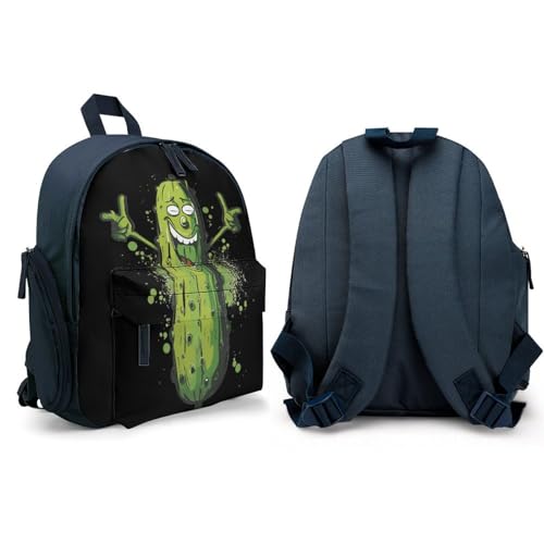 Funny Pickle Cute Backpack Small Daily Casual Daypack Travel Bag with Adjustable Strap Graphic Print4