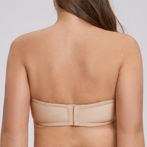 MELENECA Women's Strapless Bra for Large Bust Back Smoothing Plus Size with Underwire2