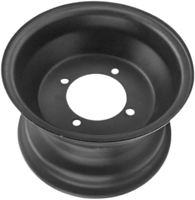 7in ATV Rim Wheel 3 Bolt for 125cc ATV models, Black Steel, 16x8-7 Tire Space (Big 4 holes)