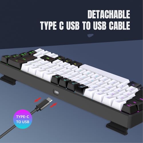 Teclado Gamer XUMIUZIYh601sgb8my-11 USB 75% miniatura 3