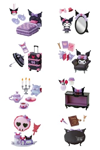 Re-Ment Sanrio Kuromi's Gothic Room Full Set 8 BOX Figure JAPAN