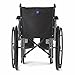 Medline Comfort Driven Wheelchair with Removable Desk Arms and Elevating Leg Rests, 18” Seat