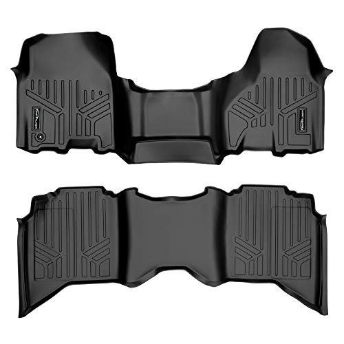 Exclusive Discount 60% Price MAXLINER Floor Mats 2 Row Liner Set Black for 2009-2012 Dodge Ram 1500 Crew Cab / 2010-2012 Ram 2500/3500 Crew Cab (4 Full Size Doors)