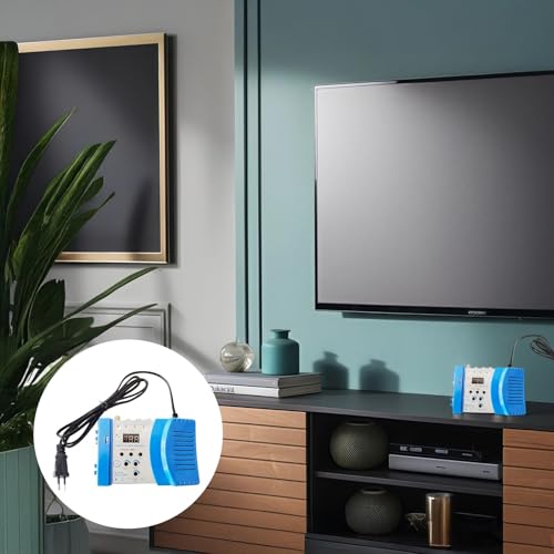 Av to Rf Converter M69, Digital Rf Modulator with Multi-Port Inputs, Pal/Ntsc Support, Full Channel Display, VHF/Uhf Frequency Range,