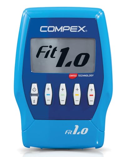 Compex FIT 1.0 - Electrostimulateur Musculaire EMS, TENS, Massage - 4 canaux indépendants, 999 Niveaux d'intensité, 10 programmes -...