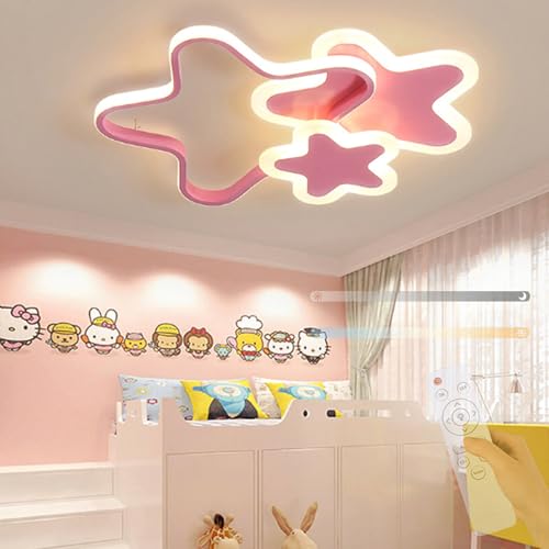 Plafonnier décoration chambre d'enfant rose pour illuminer leurs douces nuits
