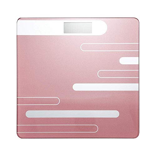 Báscula de baño electrónica inteligente rosa 180Kg miniatura 1