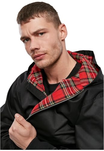 Brandit Hooded Canterbury Jacke, schwarz, Gr. M