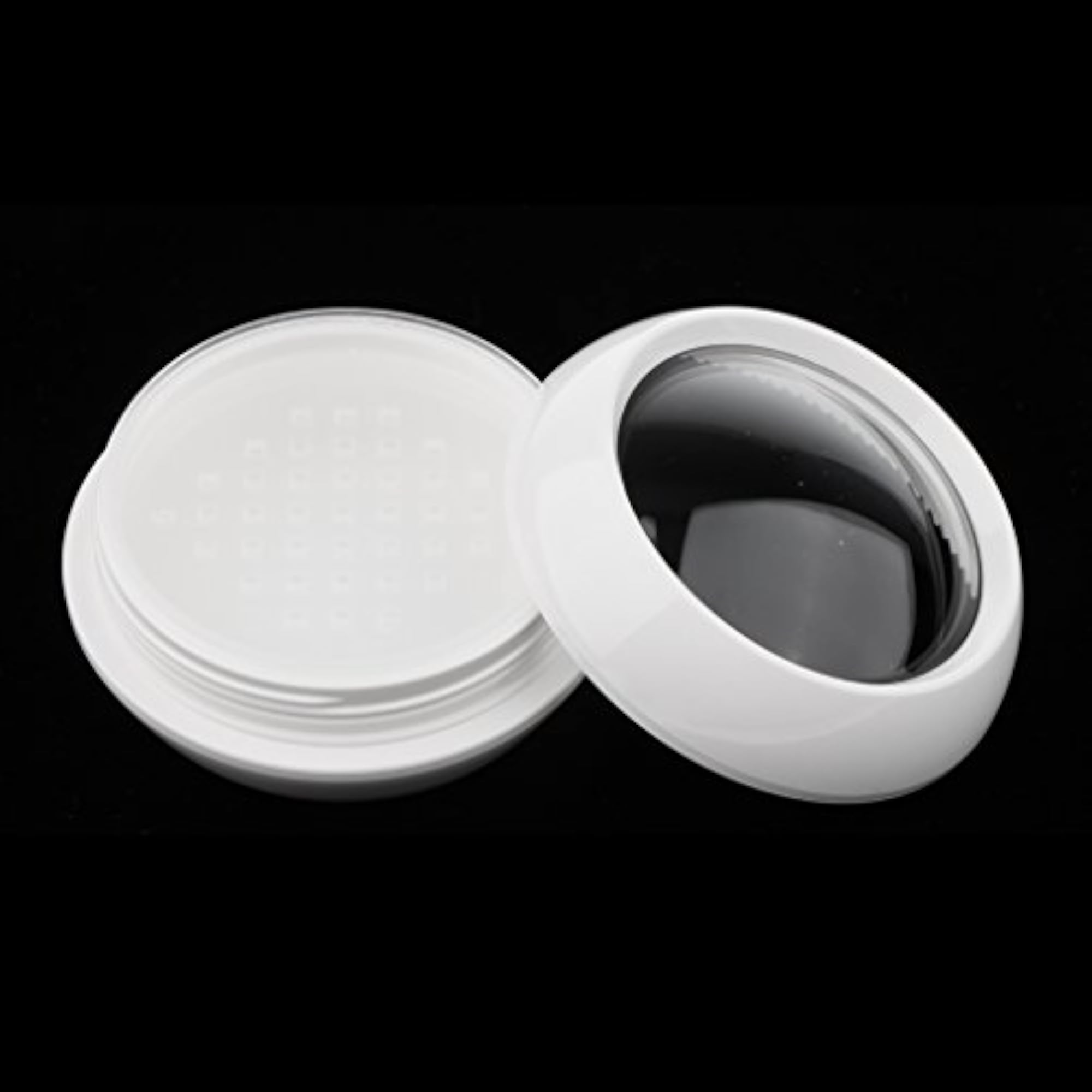 Empty Loose Powder Case with Sifter Lid, Refillable Cosmetic Jar