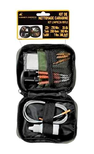 Verney-Carron Zippé Pochette Voyage / Domaine Nettoyage Kit Pour 22, 270, 280, 7mm, 30-06, 308, 7x74, 7x65r Et 8x57 Fusils Cover