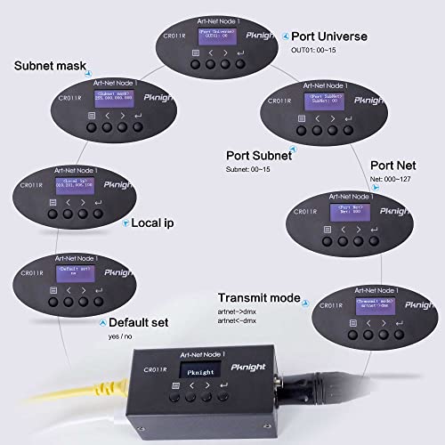 Pknight Bi-directional ArtNet DMX Ethernet Lighting Controller Interface | one universe (RDM not Supported) - Image 7