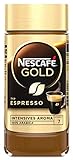 NESCAFÉ GOLD Typ Espresso, löslicher Instant-Espresso-Kaffee mit 100% feinen Arabica Kaffeebohnen, koffeinhaltig, mit samtiger Crema, 1er Pack (1 x 100g)