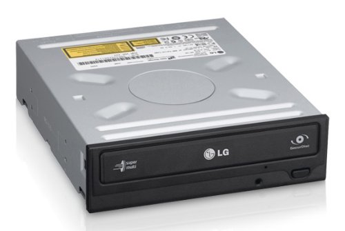 LG GH22NS SecureDisk SATA DVD-Brenner (22x8x16 DVD+RW, 20x6x DVD-RW, 12x DVD+R/-R DL, 12x DVDRAM, 48x32x48x CDRW) Retail schwarz