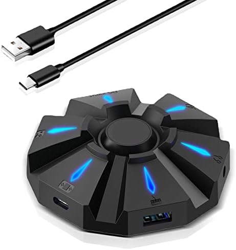 Keyboard Mouse Converter for Xbox One, for Xbox Series X/S, for PS4, for PS3, for Nintendo Switch Gaming Controller Keyboard Mouse Adapter with USB Cable