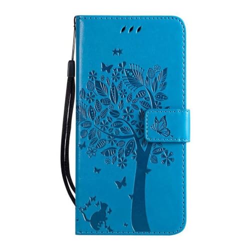 Étui en cuir PU Honor 20i bleu G2 finition haut de gamme