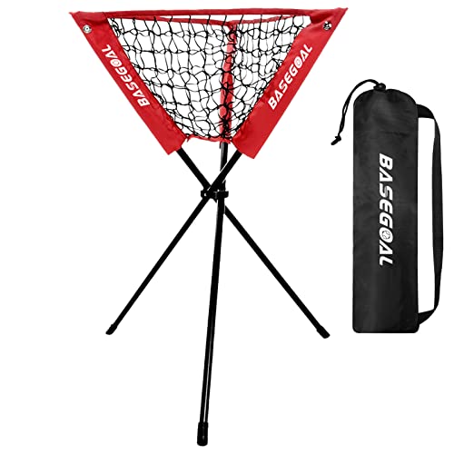 Ball Caddy - Portable and Foldable Baseball Softball Basket for Batting Pitching Practice Training