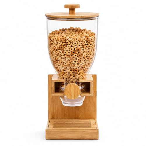 Image of ZevrO Dry Food & Cereal Dispenser, 2.2 Cups, Natural, Single
