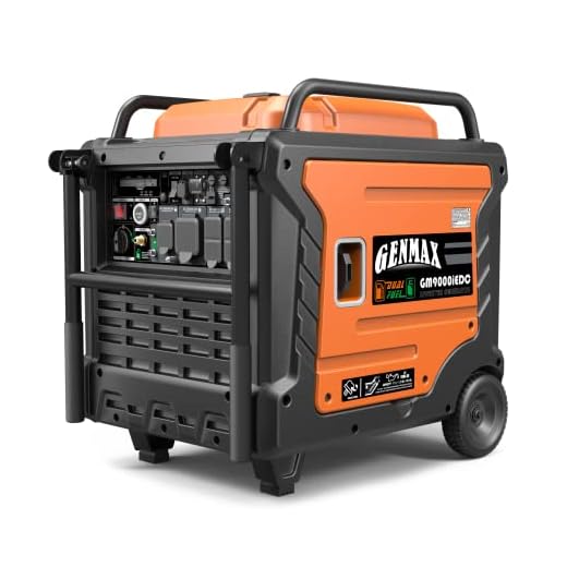 GENMAX 9000W Super Quiet Dual Fuel