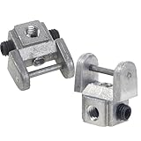 Kit di conversione porta lame da traforo da 2 pezzi, adattatore senza perno in acciaio 0, 78x0, 78 per lame per seghe da traforo, installazione semplice e precisione di taglio migliorata per la la