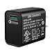 Quick Charge 3.0 Adapter, Seneo 18W Qucik USB Wall Charger for Wireless Charger, Charging Adapter for iPhone 11/Pro Max/XS XR/X/8/8P/iPad, Galaxy S10/S9/S8/Note 9/8 and More-Black