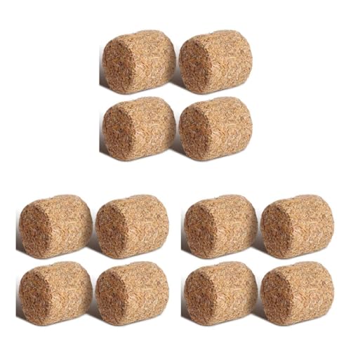 Cabilock 12 Pièces Modèle Mini Botte de Foin Porte Miniatures balles artificielles Halloween Decoration décoration Halloween Jouets décorations de Botte de...