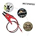 BUGUUYO 2pcs Farm Electric Fence Jump Leads Fencing System Wire Alligator Clips Wire for Electric Fence