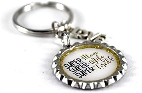 Miniatura 3 de Super Mom Keychain, Mothers Day Gift, Gift for Her, Super Tired, Mom Birthday, Wife Gift