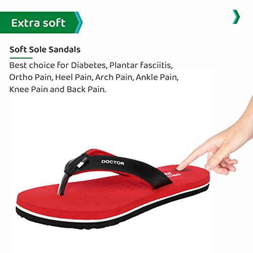 Image of ORTHO JOY Extra soft women's orthopaedic comfort fit slippers for women's daily use