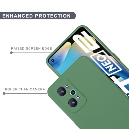 Image of SPRIG Compatible with Realme GT Neo 3T Premium FlexTone (TPU) Back Cover Drop Tested Shock Proof Mobile Case for Men, Women, Boys and Girls with Camera Protection (Mint Green)