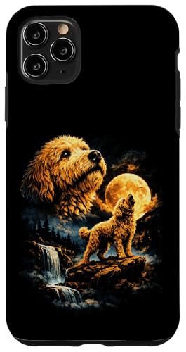 Golden Doodle �� �n�E�����O �� �t�@���^�W�[ �t�H���X�g �r�� �X�}�z�P�[�X iPhone 11 Pro Max �p