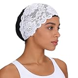 Women Waterproof Swim Cap PU Swimming Hat Comfortable Bathing Cap Elastic Shower Hat for Long Short Hair
